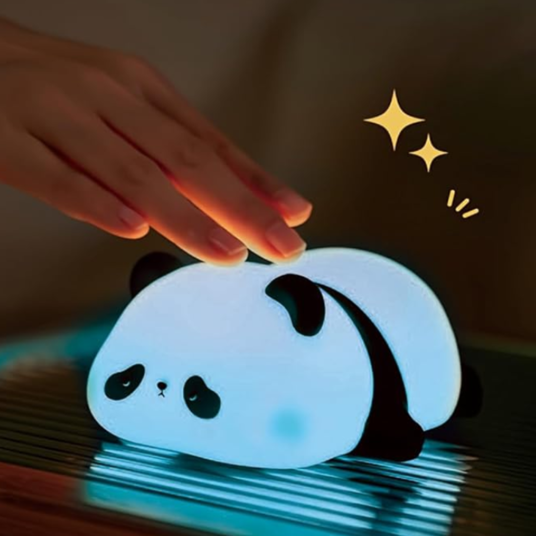 PandyLight™ – Lámpara Panda con Luz Cálida y RGB