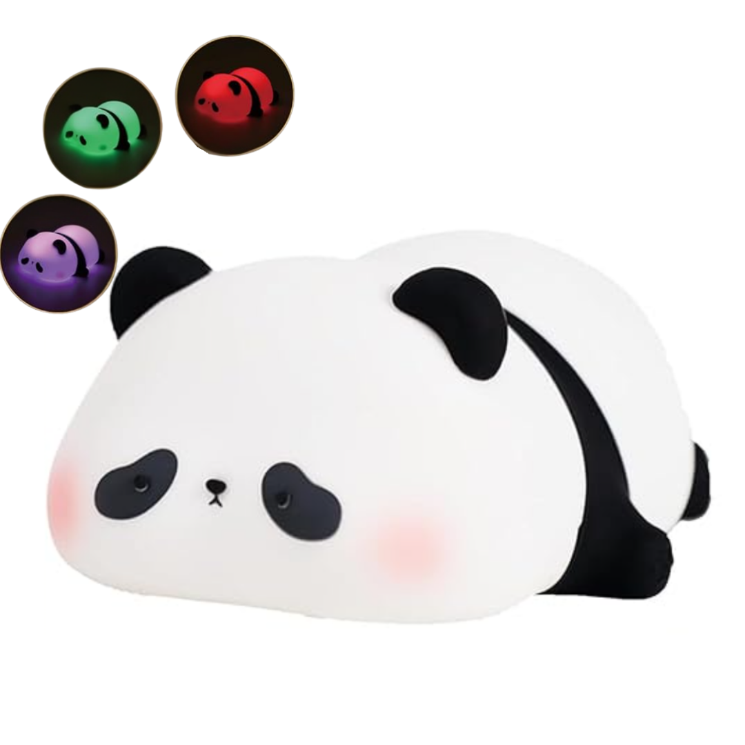 PandyLight™ – Lámpara Panda con Luz Cálida y RGB